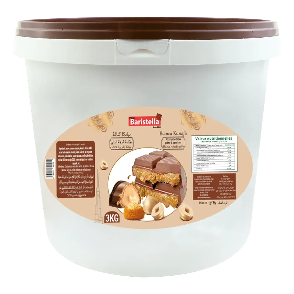 Pâte à tartiner Bianca kunafa, format 3 kg
