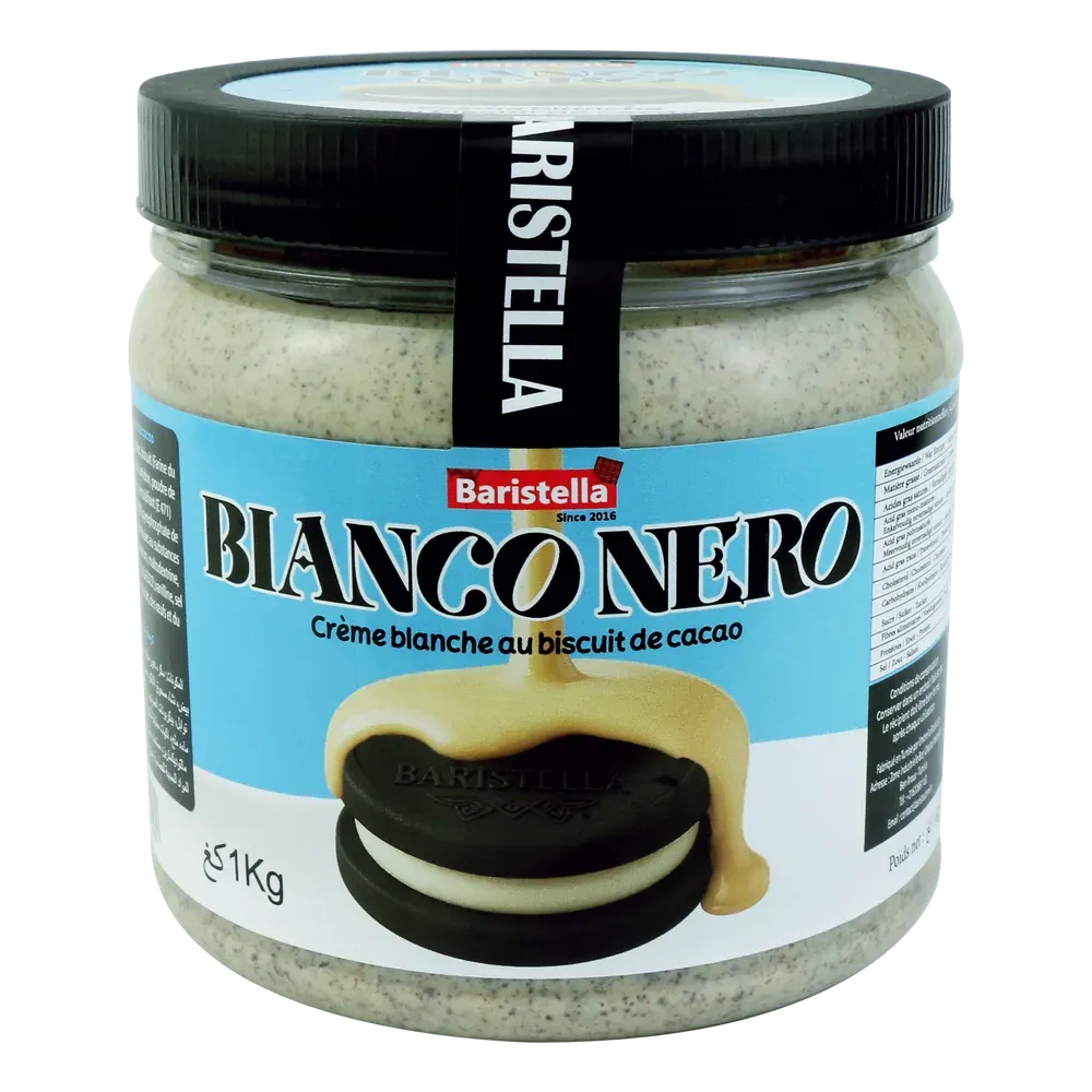 Pâte à tartiner Bianco nero, format 1 kg