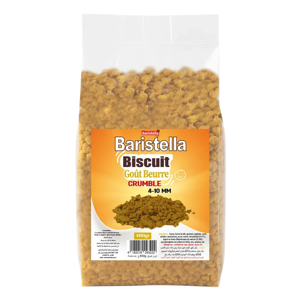 Goût beurre crumble Baristella