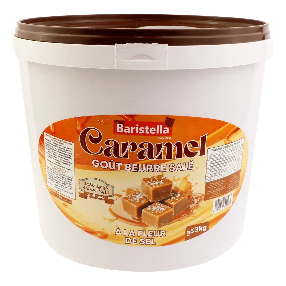 Pâte à tartiner Caramel fleur de sel, format 3 kg