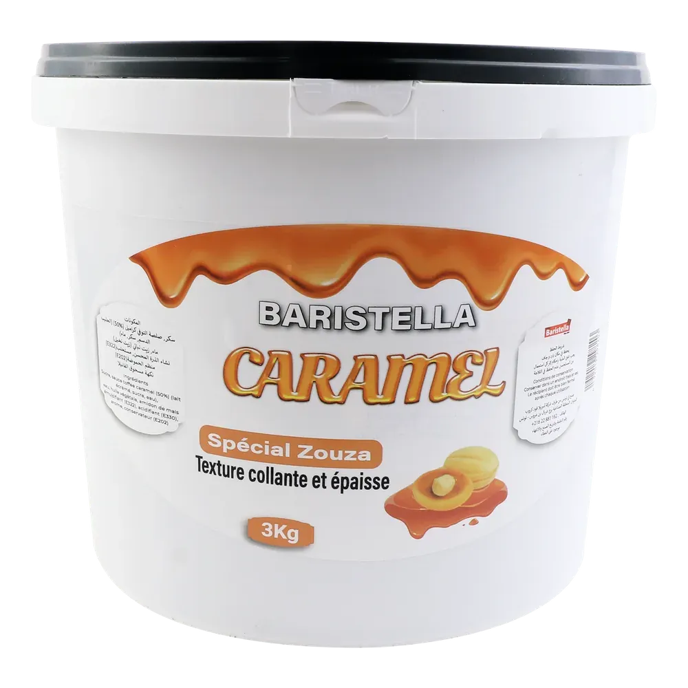 Pâte à tartiner Caramel zouza, format 3 kg