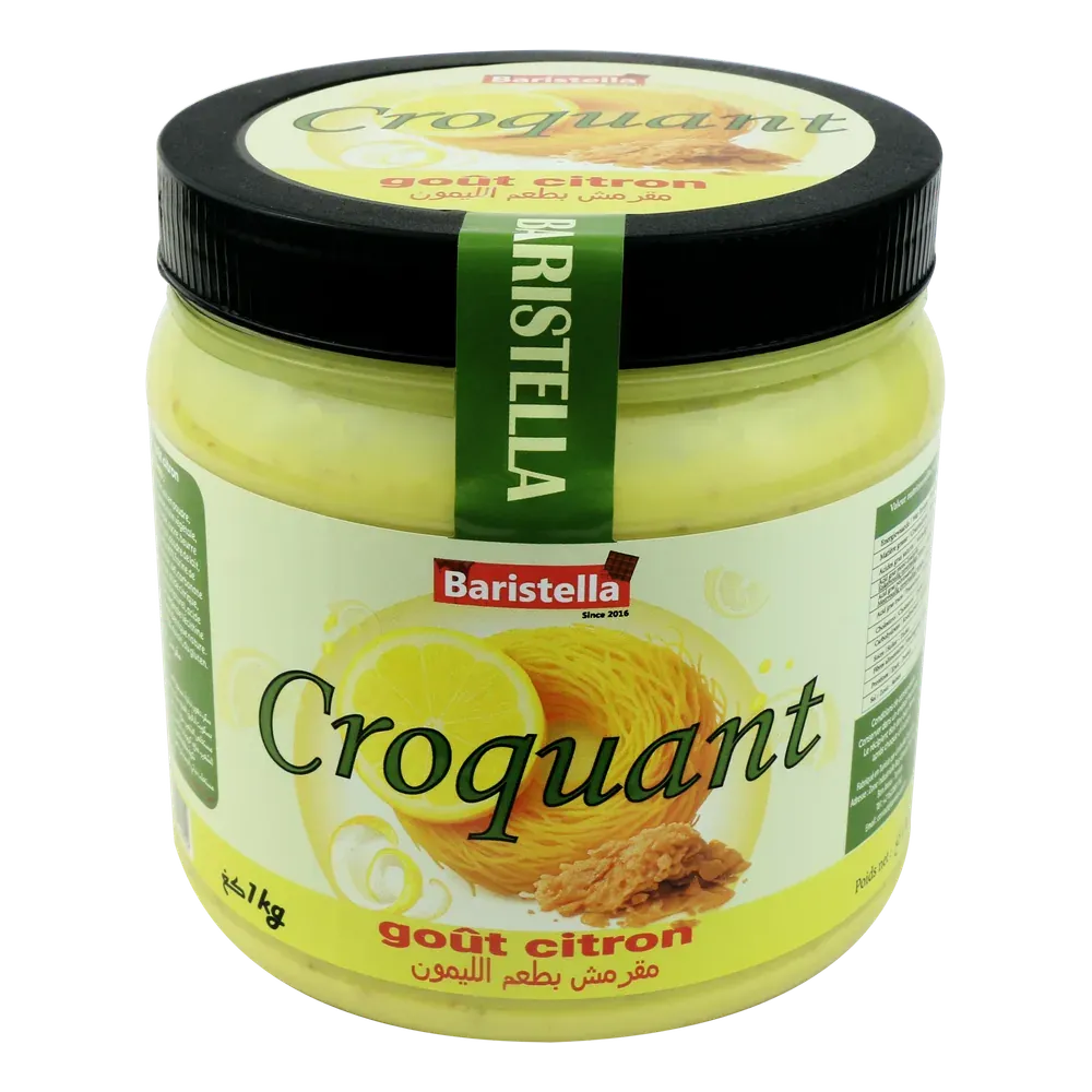 Pâte à tartiner Citron croquant, format 1 kg