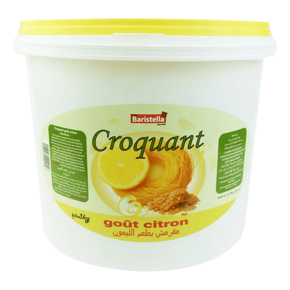 Pâte à tartiner Citron croquant, format 3 kg