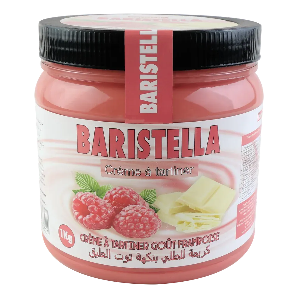 Pâte à tartiner Crème framboise, format 1 kg