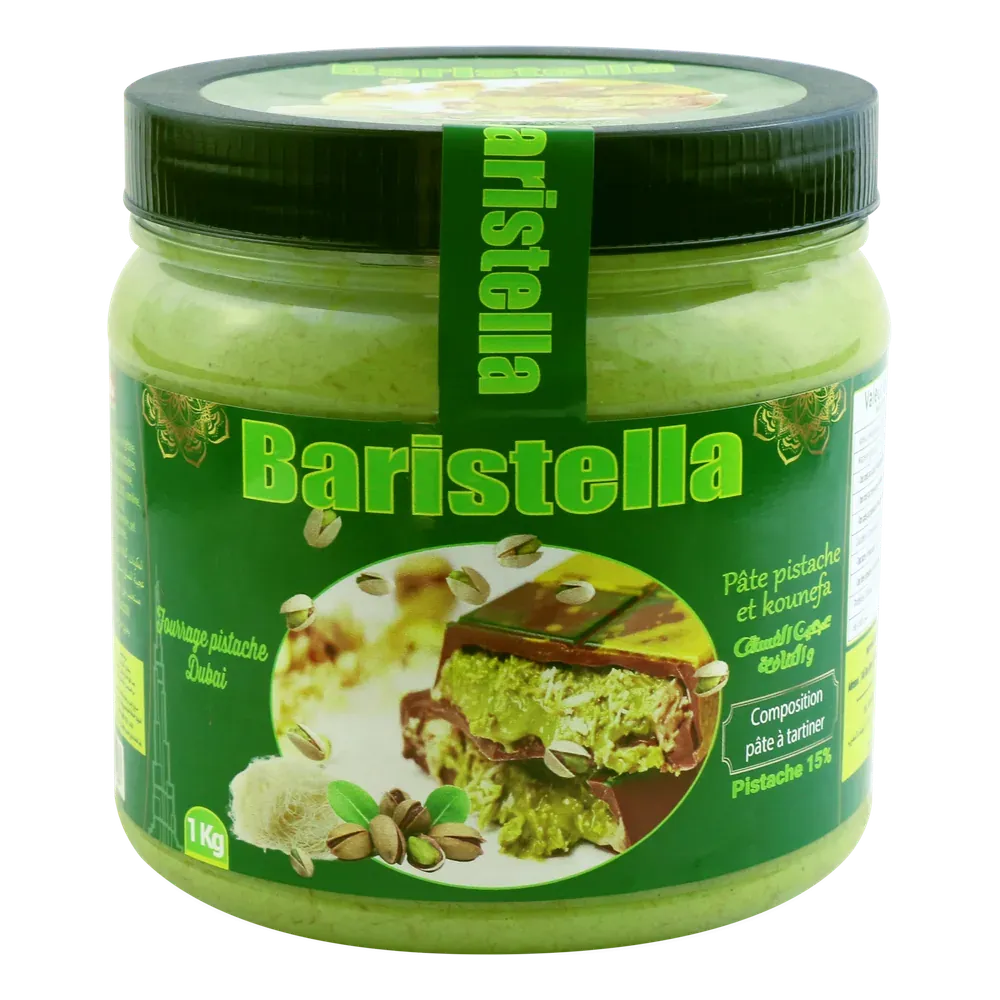 Pâte à tartiner Pistache Dubaï, format 1 kg