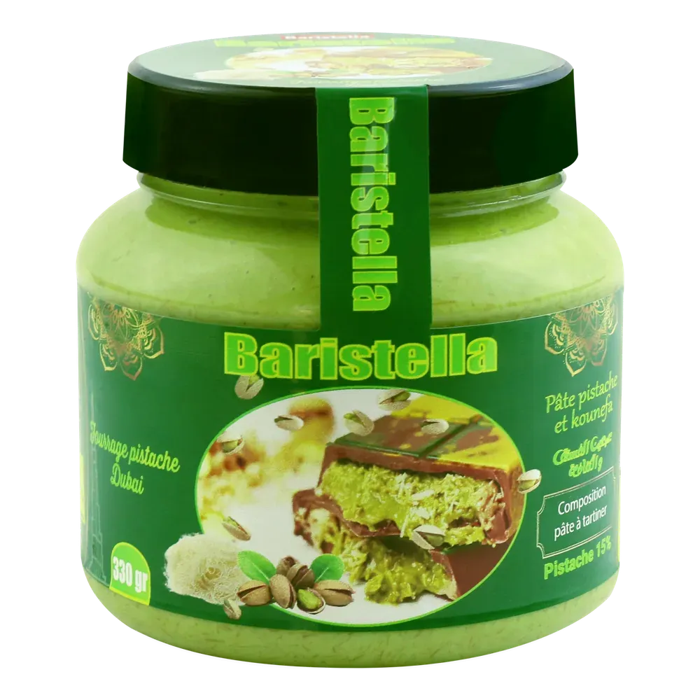Pâte à tartiner Pistache Dubaï, format 330 g
