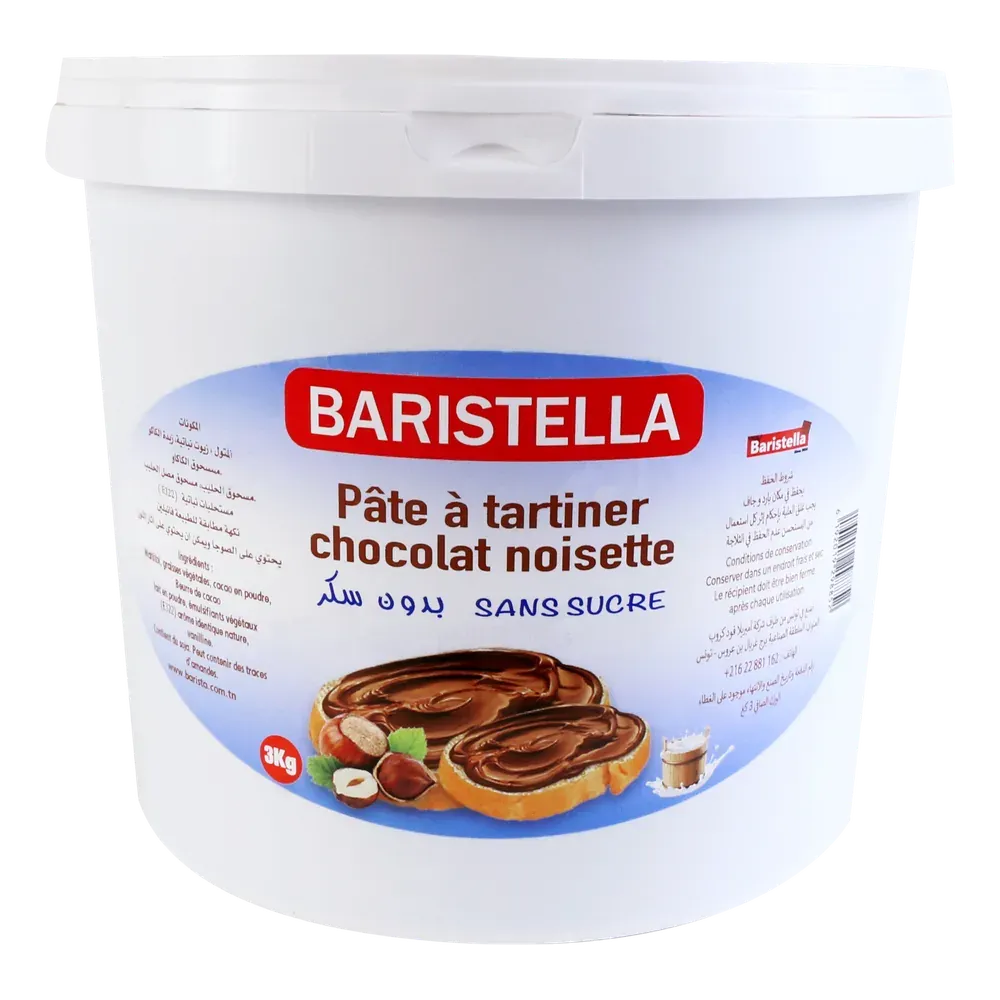 Pâte à tartiner Sans sucre, format 3 kg